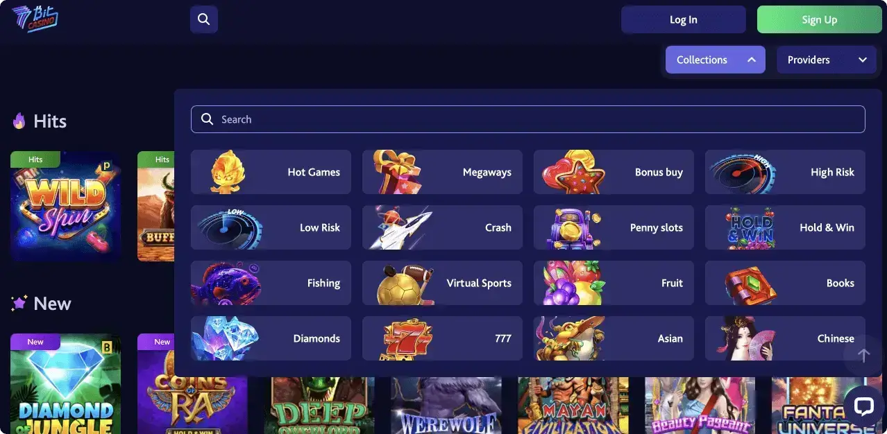7bit Casino Australia Games