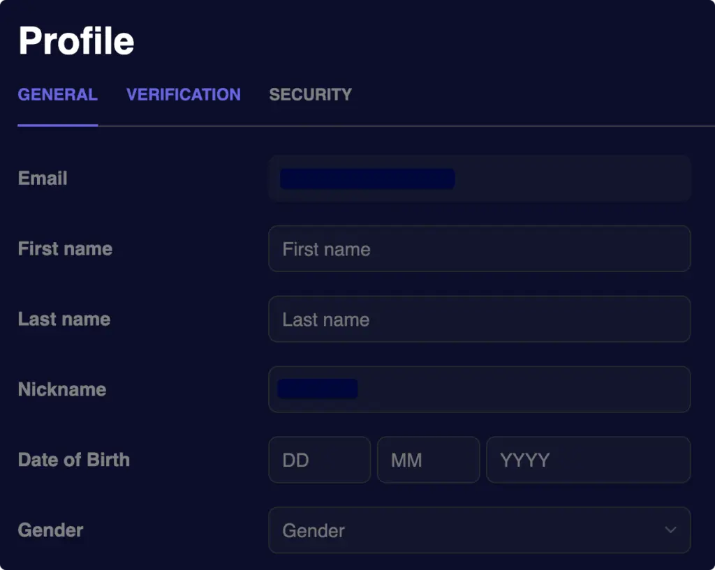7bit sign up profile